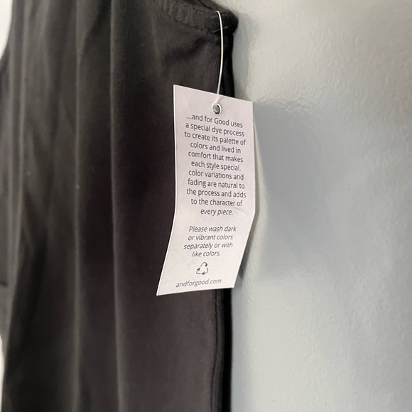 AND FOR GOOD Sleeveless One Piece Pants Romper With Pockets NWT Women’s Sz M - Picture 7 of 12